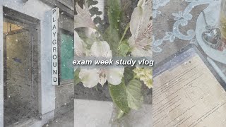 study vlog ✏️: prepping for ib economics exam | studying everyday, work life balance, etc.