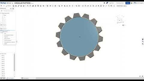 CIRCULAR PATTERN - ONSHAPE