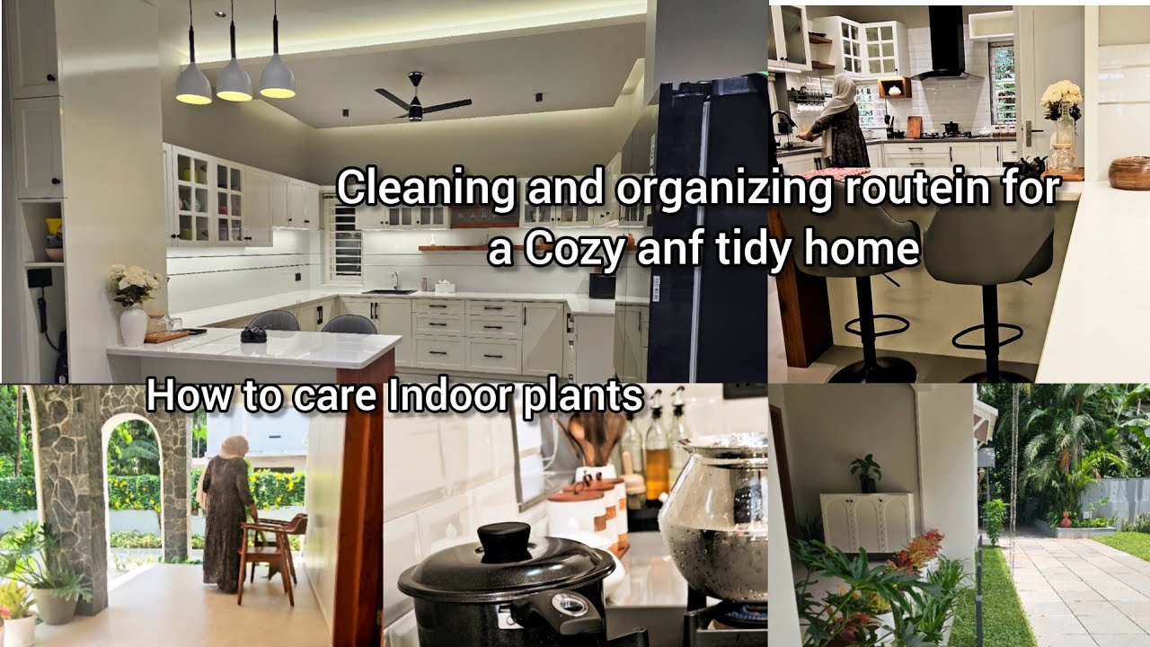 Cleaning and Organizing routein  /Productive day 