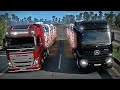 Новогодний рейс по дороге дураков с Джеком! - ETS 2 Online