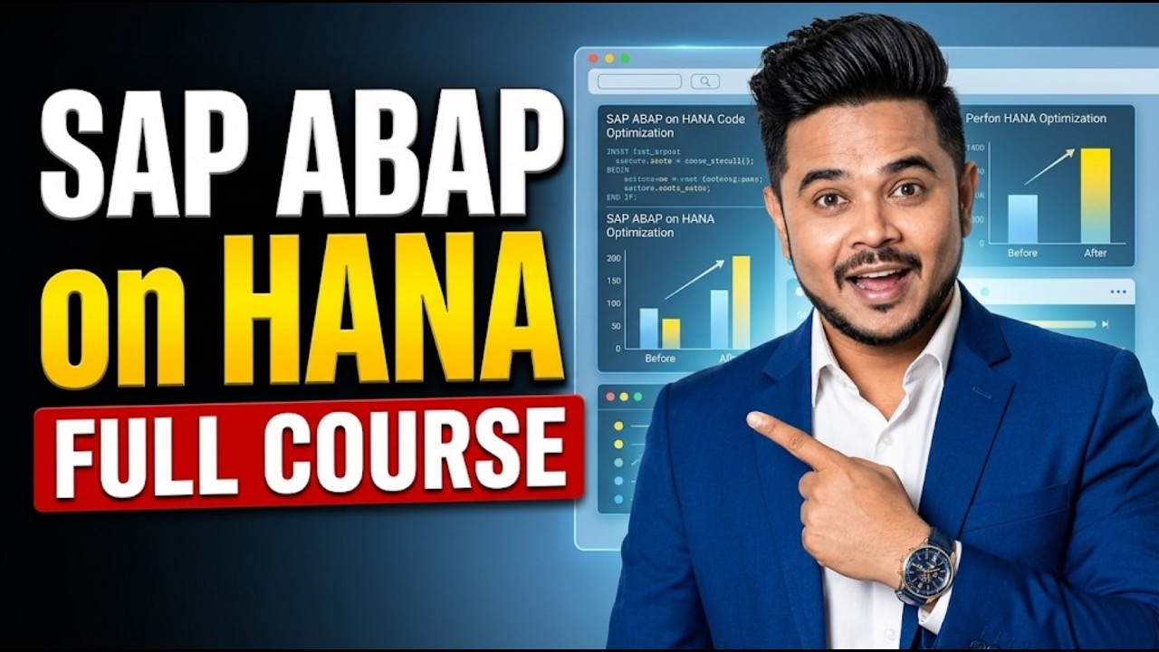 SAP ABAP on HANA Full Course | ZaranTech - YouTube