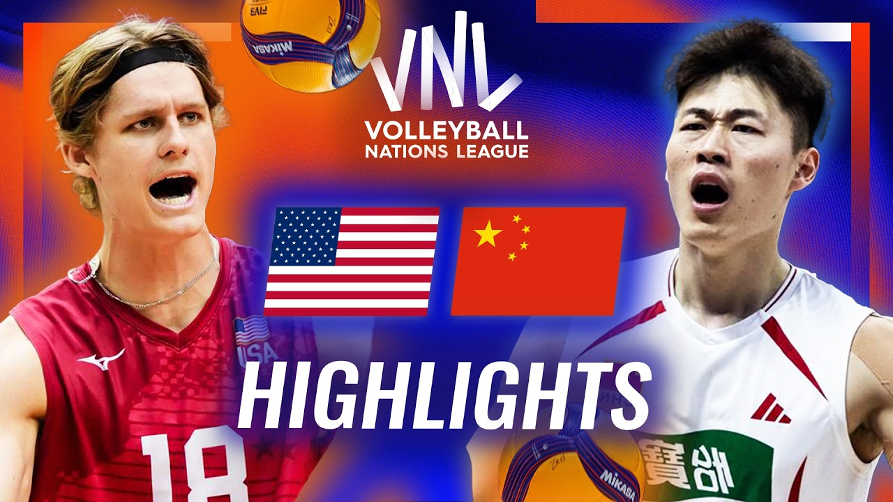 USA 🇺🇸 vs. China 🇨🇳 - Highlights | Week 3 | Men's VNL 2026