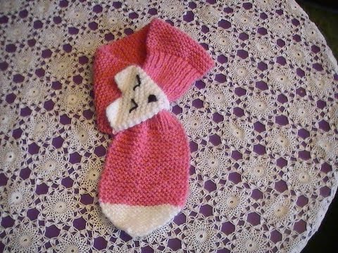 Tuto tricot : patron facile pour tricoter une écharpe pour enfant