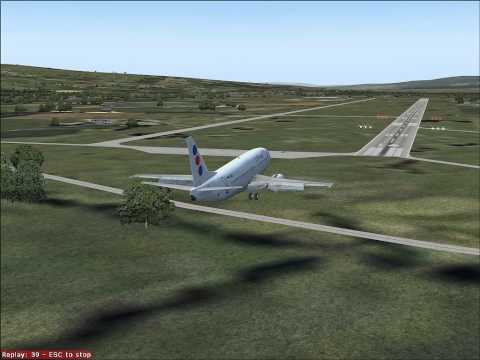 737 Landing LYKV  Kraljevo  -Ladjevci