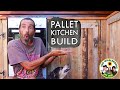 LOOK! Budget PALLET kitchen build - Off Grid Portugal