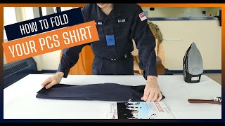 How to fold your PCS shirt | Royal Navy