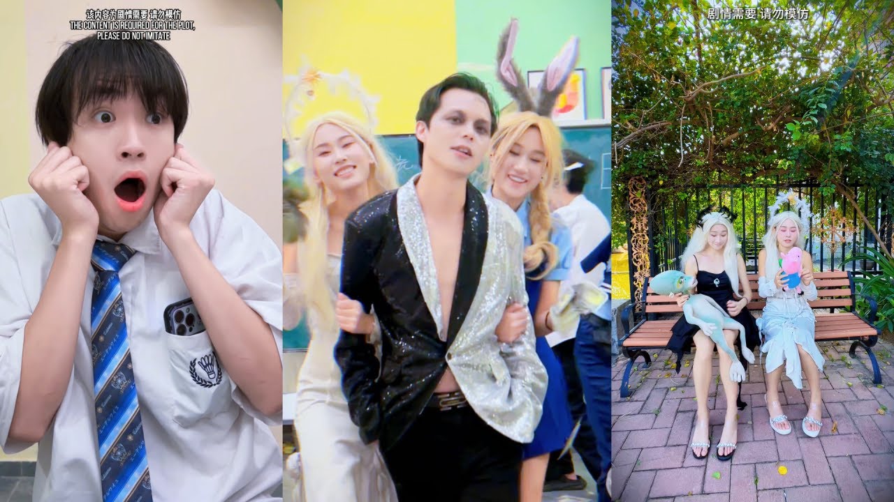 白黑天使的超级魔法#小丑#天使