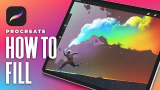 How To Color Fill In Procreate (Bucket Tool Workaround) screenshot 4