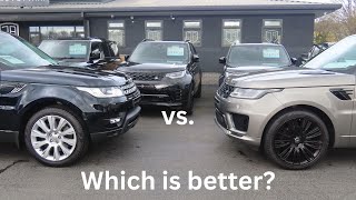 Range Rover Sport comparison (pre-facelift vs. facelift)