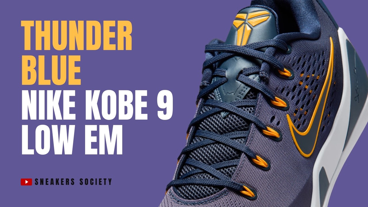 シューズ(男性用) kobe9 thunder blue THUNDER BLUE 2026 Nike Kobe 9 Low EM | DETAILED LOOK + PRICE - YouTube