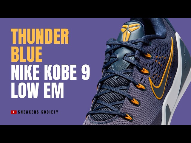 シューズ(男性用) kobe9 thunder blue THUNDER BLUE 2026 Nike Kobe 9 Low EM | DETAILED LOOK + PRICE - YouTube