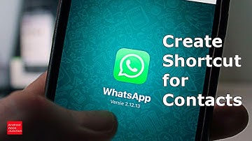 How to create shortcut for Whatsapp contact on home screen for quick access