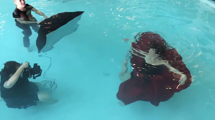 Ohio Underwater Model Behind the Scenes: Rebecca M...