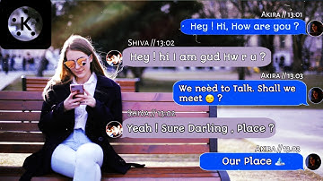 How to create text a message bubble in using Kinemaster | Make iPhone Text Effect | Kinemaster