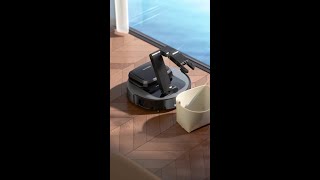 Cyber10 Ultra déploie son bras robotisé pour attraper la poussière et faire place nette sans effort.
