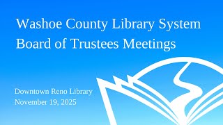 Library Board of Trustees Meeting: November 2025