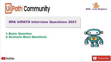 UIPath: Insights from My Recent RPA Interview - Tips and Question Compilation