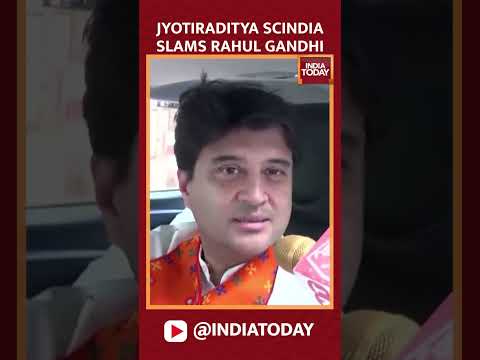 Jyotiraditya Scindia Slams