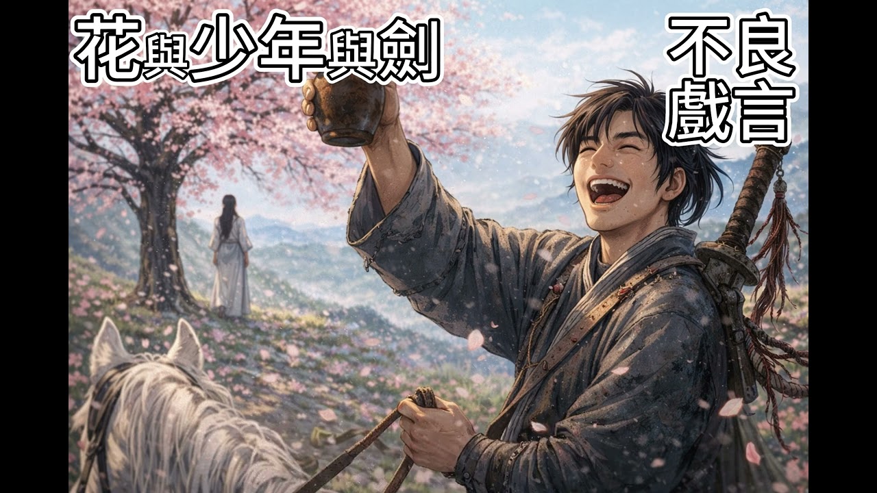 《花與少年與劍》｜最早的再見，是此生的風雪｜古風敘事歌詞