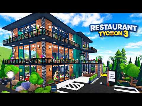 Restaurant Tycoon 3 ll Starbucks Restaurant (Tutorial) ll Roblox