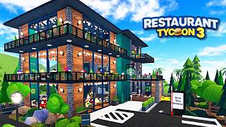 Restaurant Tycoon 3 ll Starbucks Restaurant (Tutorial) ll Roblox