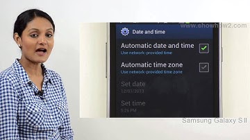 Samsung Galaxy S2 - Set Date And Time To Automatically Update - Preview