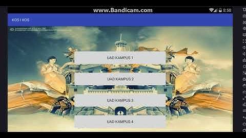 Aplikasi Pencarian kos-kosan Terdekat berbasais Android