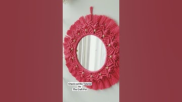 Macrame Mirror 🌿 #Shorts