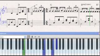 Video thumbnail of "Partitura Piano Que Bonita La Vida ( Dani Martin ) demo"