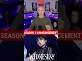 Wednesday season 2 announcement