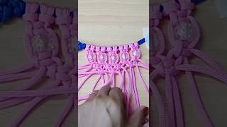 Tutorial 82: Macrame Alternative Square Knots #shorts #youtubeshorts #shortvideo #short #macrame