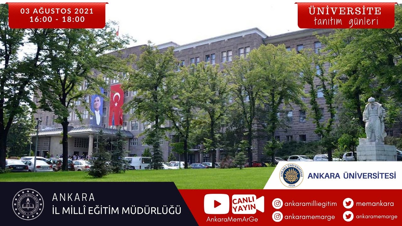 ankara universitesi ankara universiteleri tanitim gunleri youtube