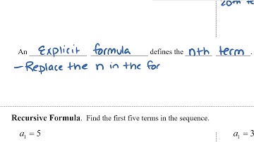 9.1 Notes - Mathematical Patterns