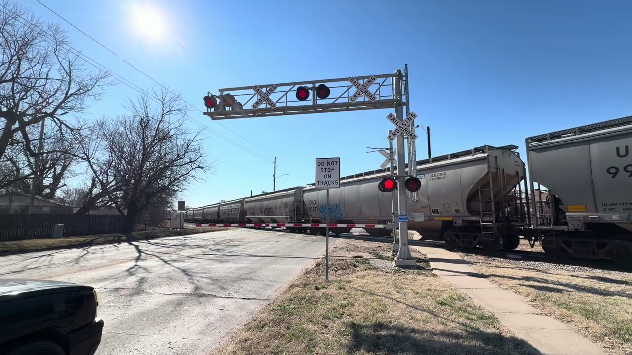 N West St and Zoo Blvd Railroad crossing Wichita KS