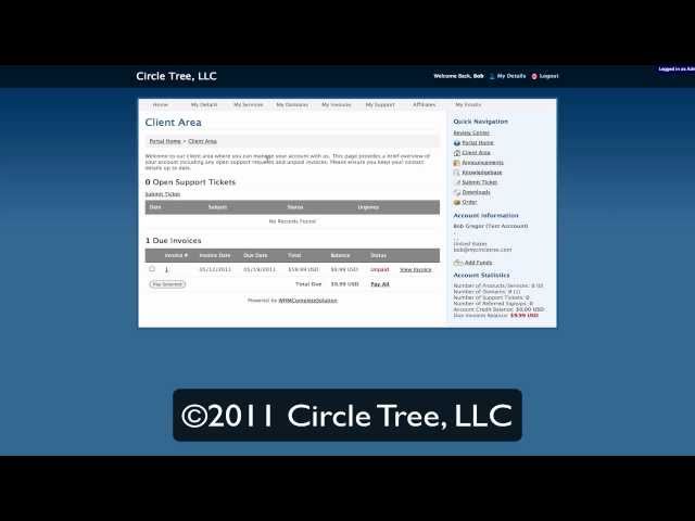 eNom Transfer Status WHMCS Client Area Addon Demo