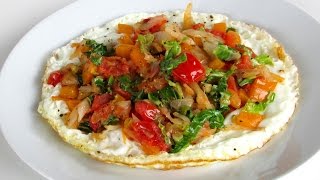 EGG WHITE VEGETABLE OMELETTE - Healthy Recipe