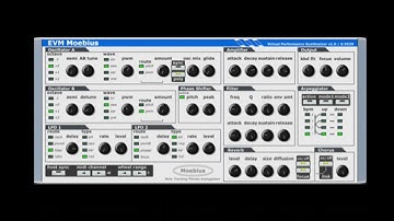 Free Synthesiser EVM Moebius  Talk And Sound Demo
