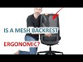 4 Criteria To Choose An Office Chair With Mesh Backrest - Sitting Ergonomics | Working From Home