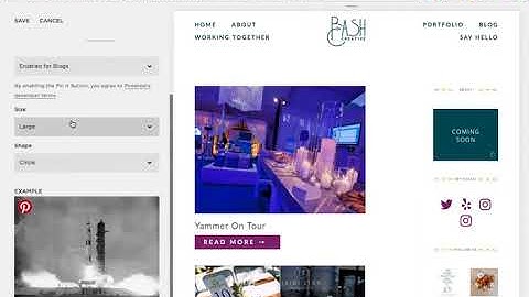 Add a Custom Pin It Button in Squarespace