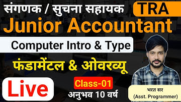 Introduction & Types of Computer By Selected Asst. Programmer || Junior Accountant Computer Class