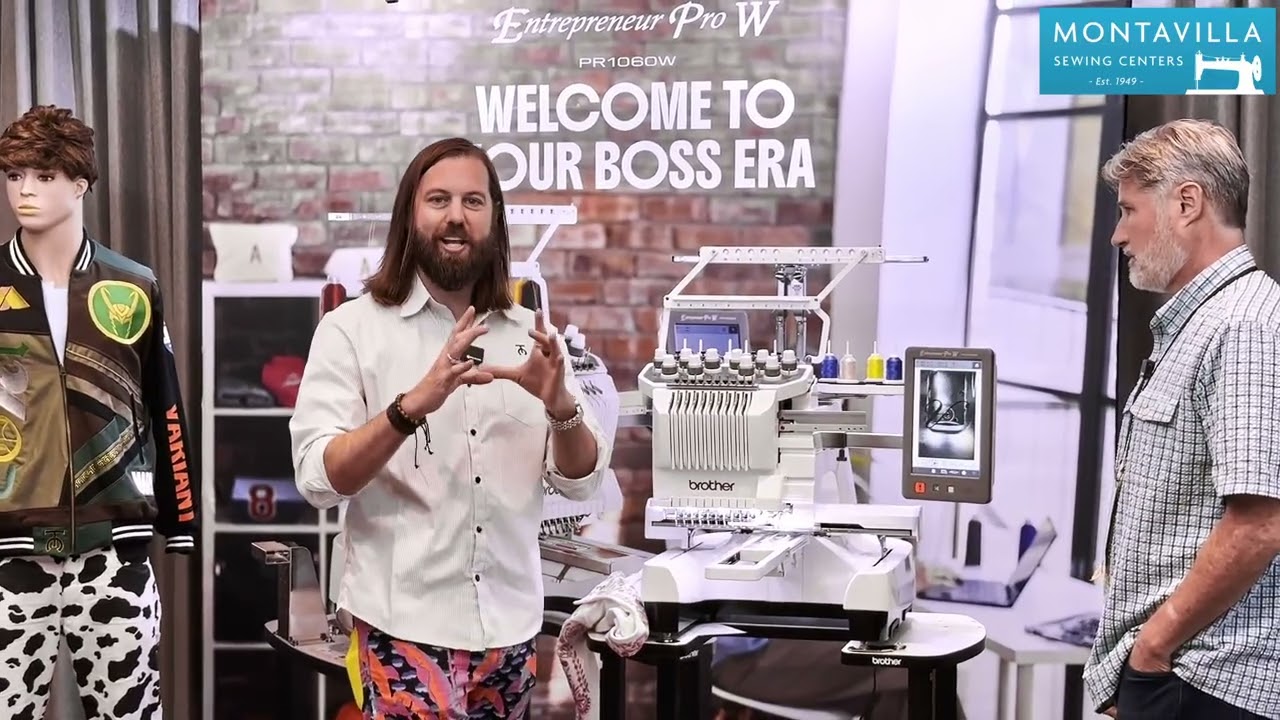 Take a Look at the New PR1060W 10-Needle Machine from Brother