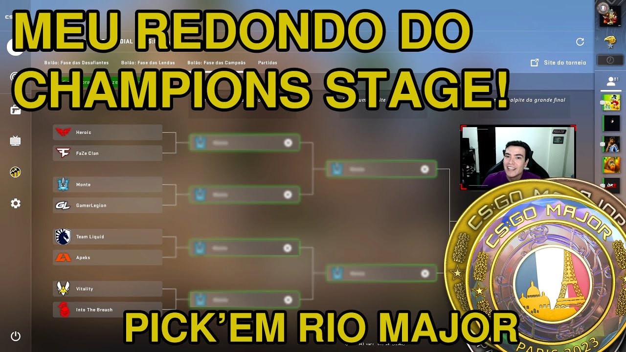O MEU REDONDO DA FASE DOS CAMPEÕES! PALPITES E ANÁLISE DO ÚLTIMO MAJOR ...