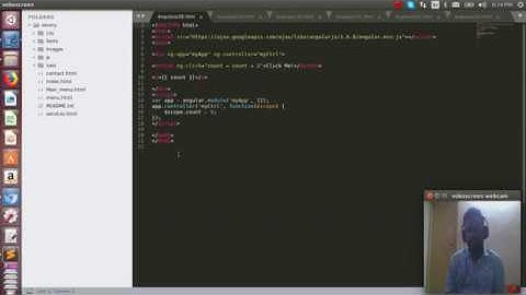 Count the no of click using Angular js