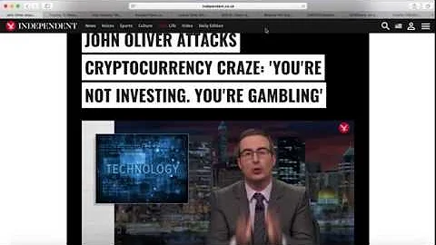 John Oliver on Bitcoin Cryptocurrencies Last week Tonight | EOS Token Swap | Playboy Crypto Wallet
