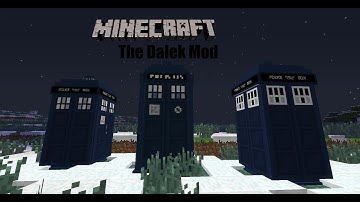 Minecraft Mod Showcase: The Dalek Mod