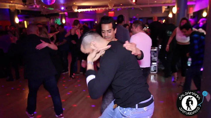 Ernesto Bulnes & Eli Torres social dancing at Sals...