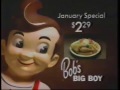 Bob's Big Boy Restaurant 1982 Commercial