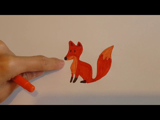 como desenhar uma raposa facil 