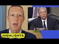 Facebook addiction! Lindsey Graham vs Zuckerberg (Congress questioning)