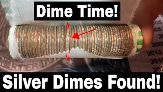 Searching Dime Rolls for Silver - Dime Time Coin Hunting